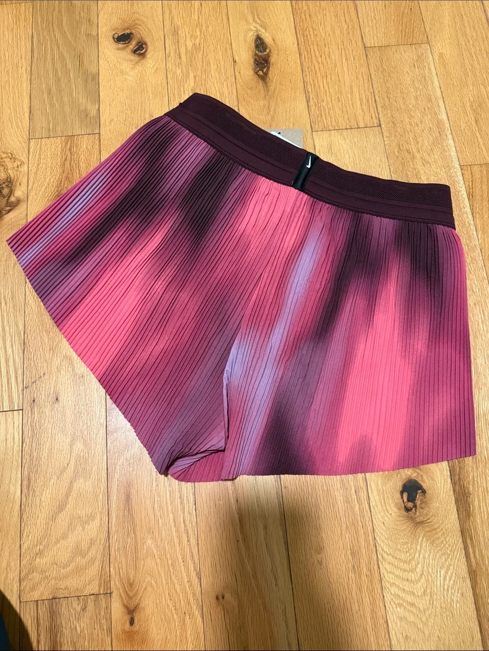 🏃‍♀️Nwt Nike Aeroswift Faith Kipyegon pleated running shorts size Small